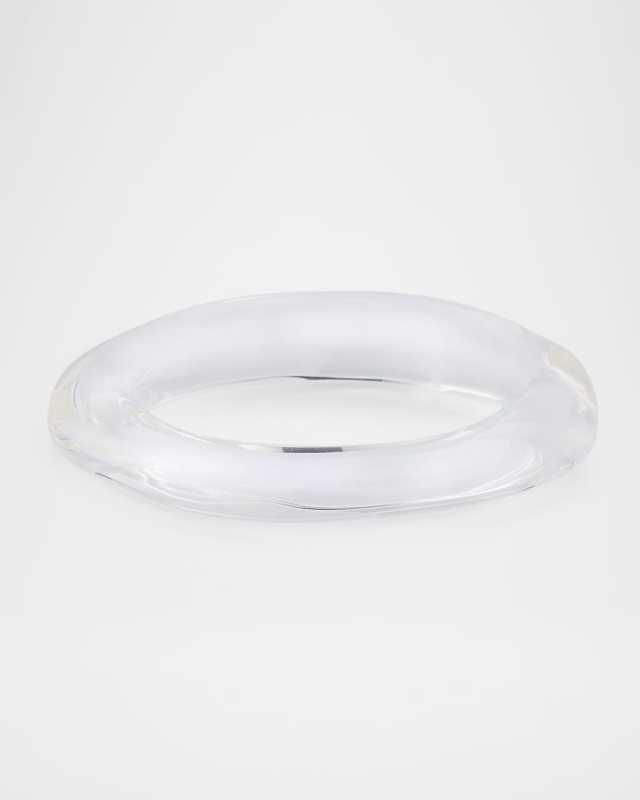 Liquid Lucite Bangle Bracelet